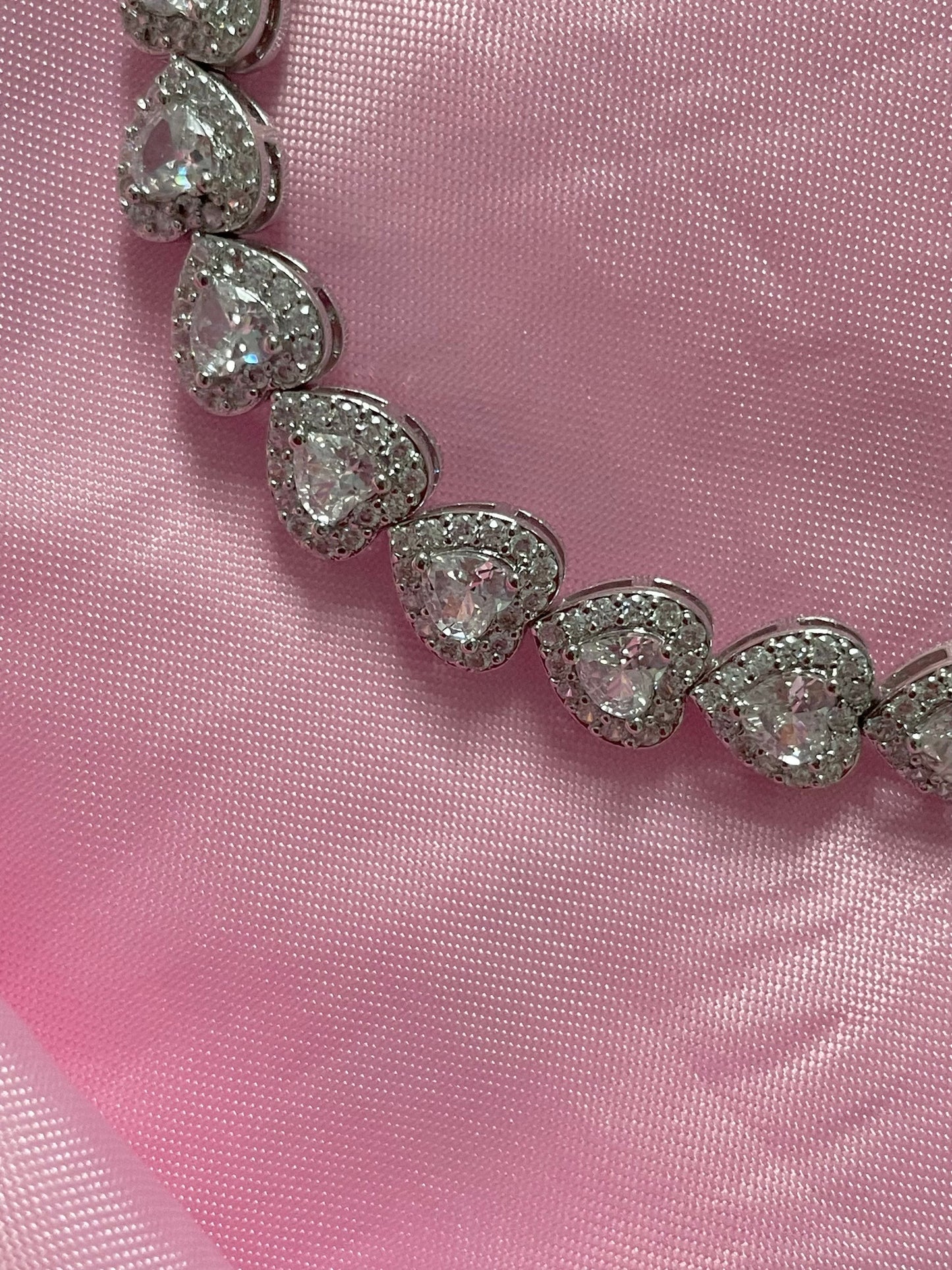 Silver Heart Me Bracelet