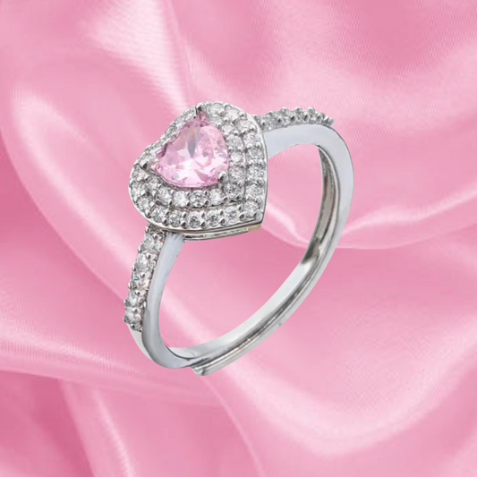 Pink Heart Ring