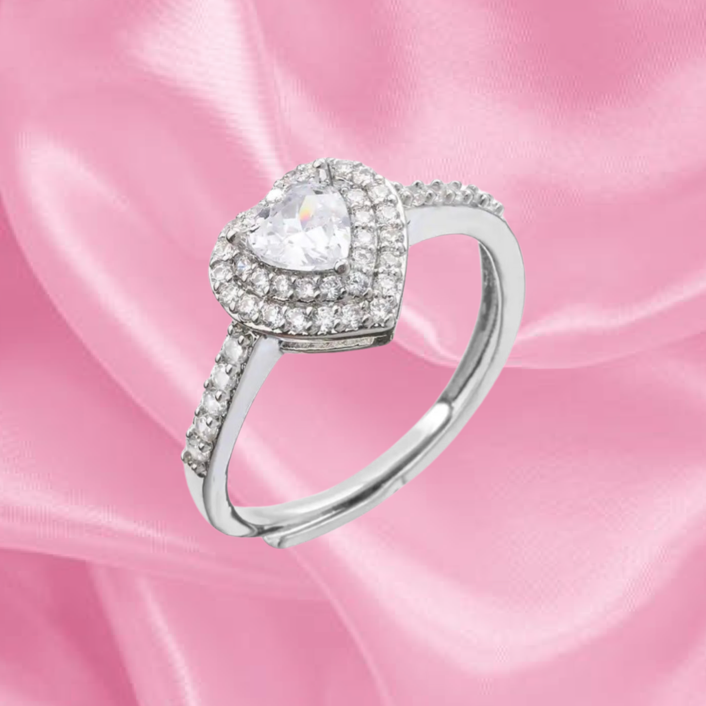 Silver Heart Ring