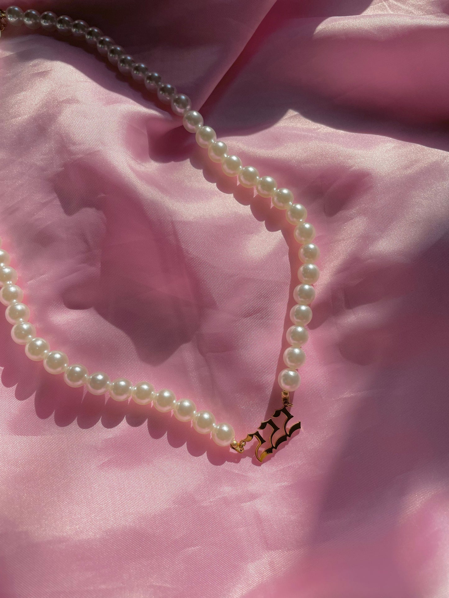 Pearl Angel Number Necklace