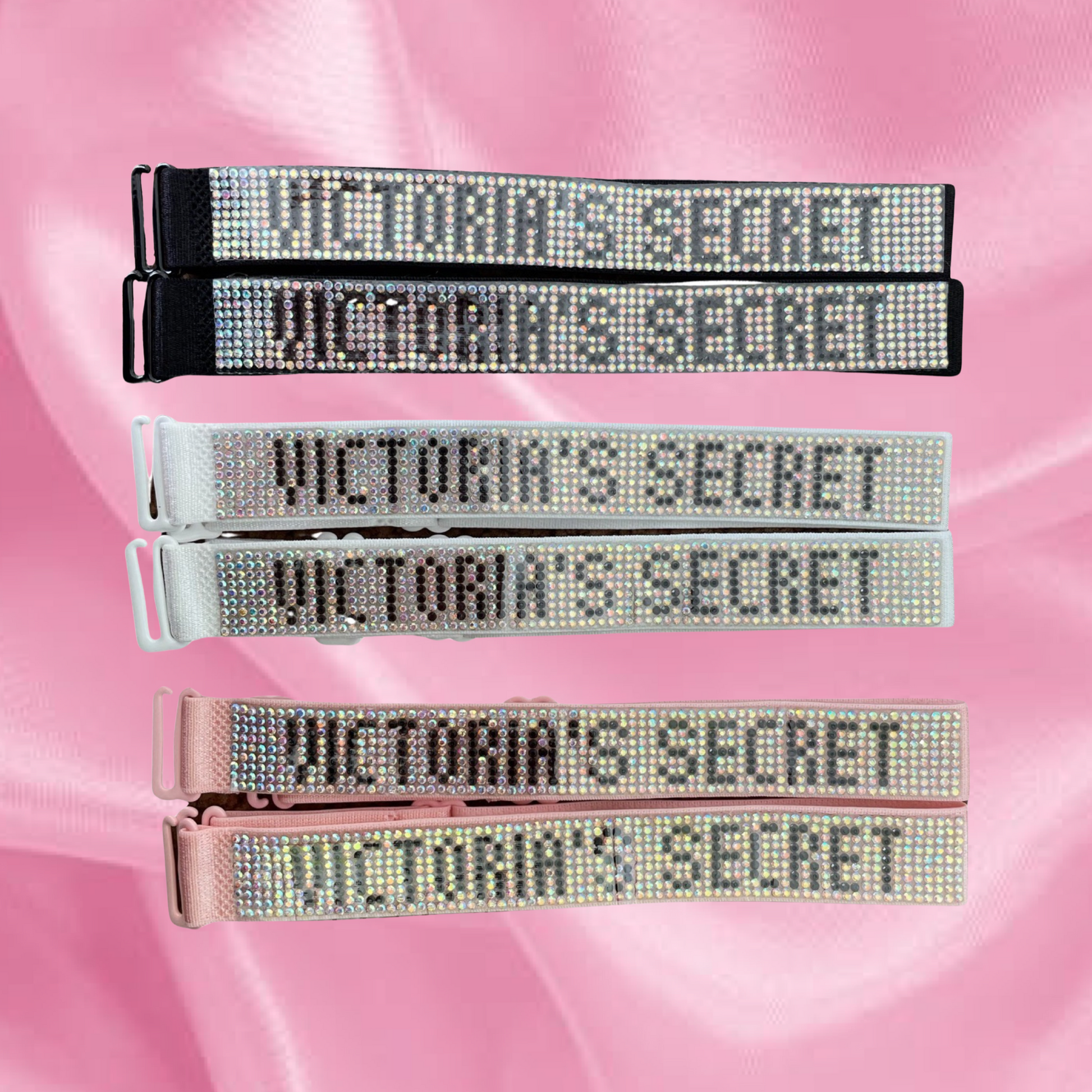 Sparkly Rhinestone Logo Strap Bra - Victoria's Secret